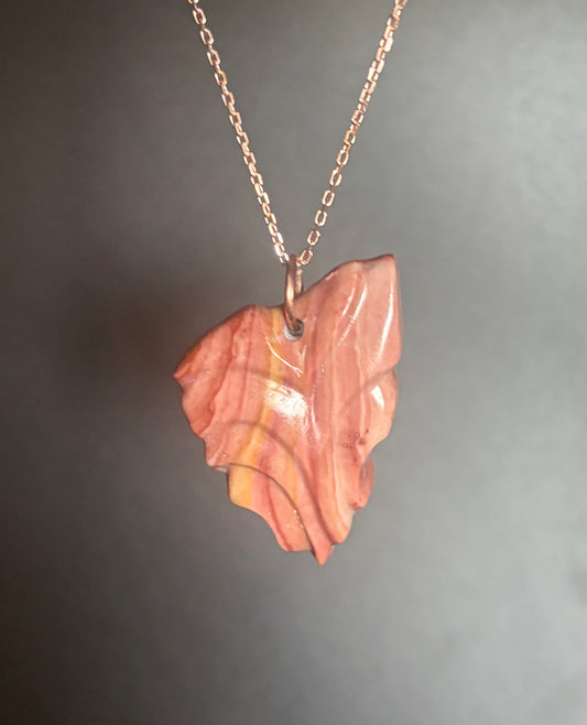 Desert Bloom - Hand-sculpted Wonderstone Pendant
