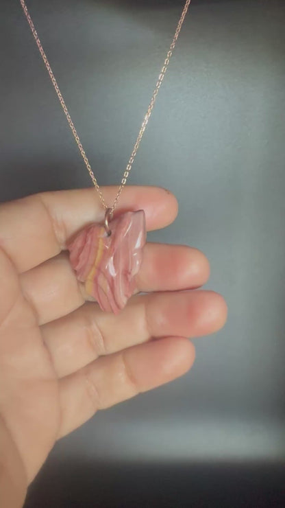 Desert Bloom - Hand-sculpted Wonderstone Pendant